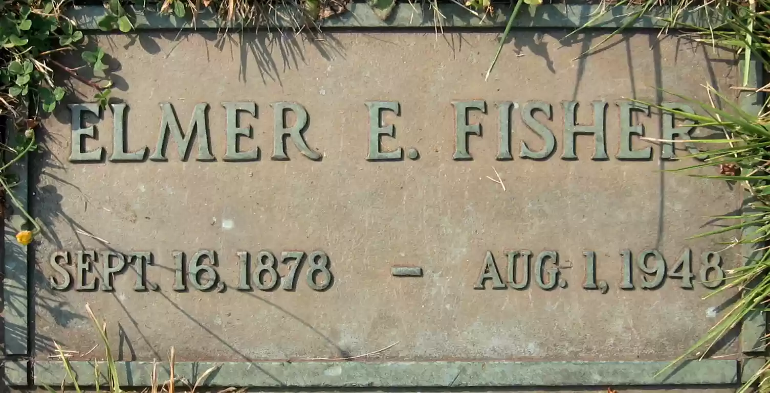 Elmer Fisher grave